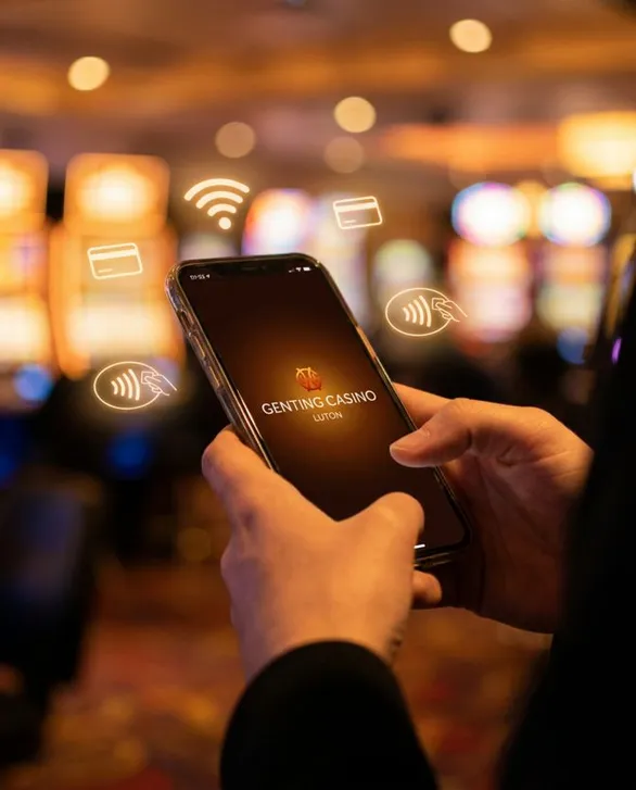 deposit and withdrawal options available (Genting Casino Luton)